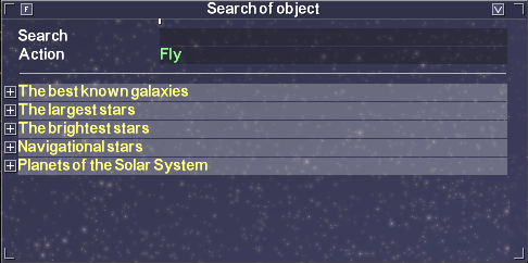Search window